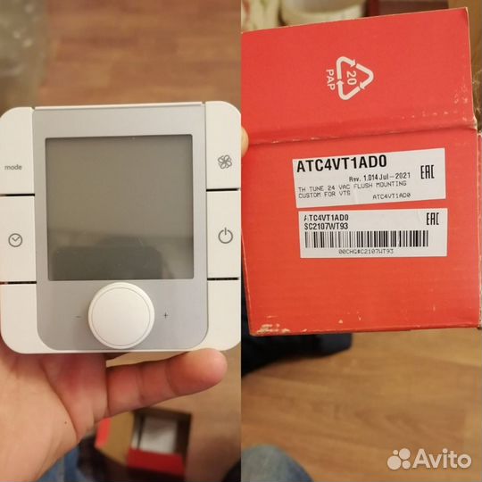 Блок управ-ия с ЖК дисплеем Carel ATC4VT1AD0