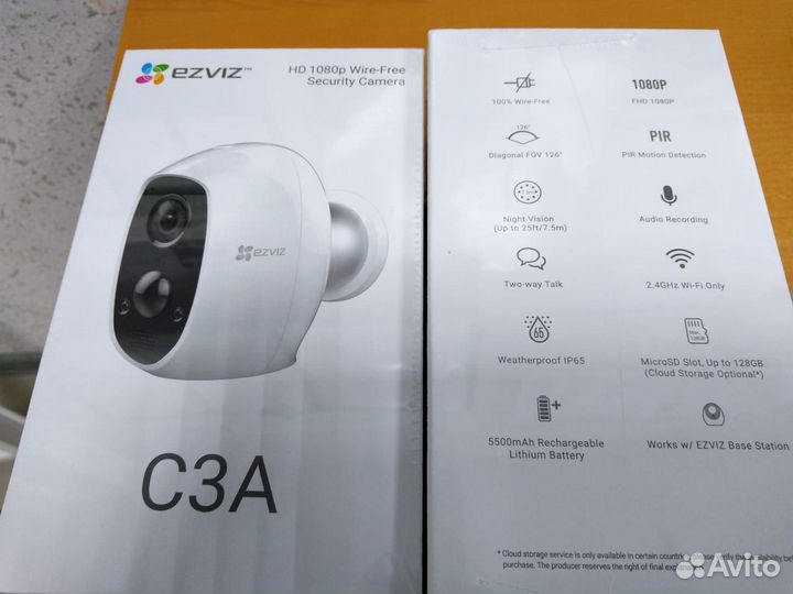 Видеокамера Ezviz C3A + CS-CMT-Solar Panel