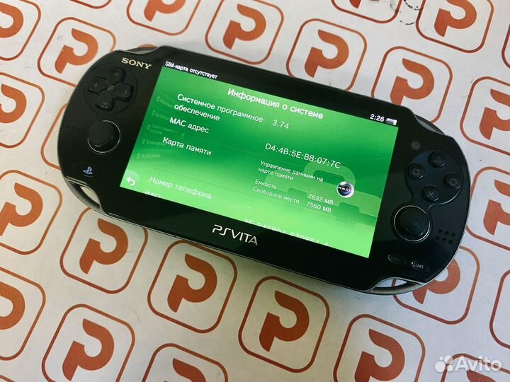 PS Vita 1108 3G/Wi-Fi