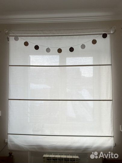 Римская штора IKEA рингблумма