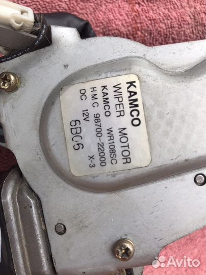 Моторчик дворника задний hyundai accent