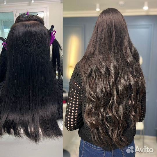 Наращивание волос,ботокс,кератин