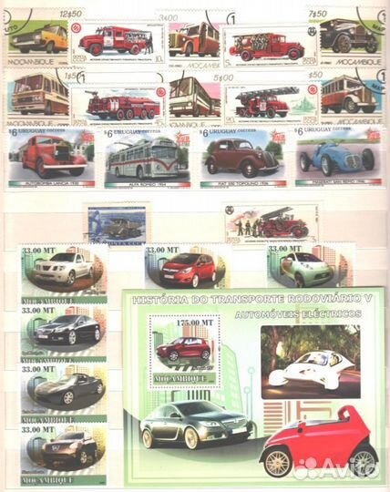 Большая коллекция почтовых марок в альбомах