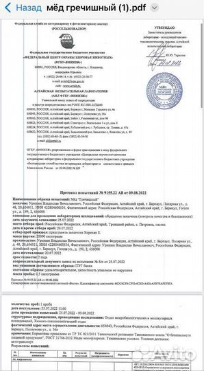 Свежая качка гречишного меда оптом