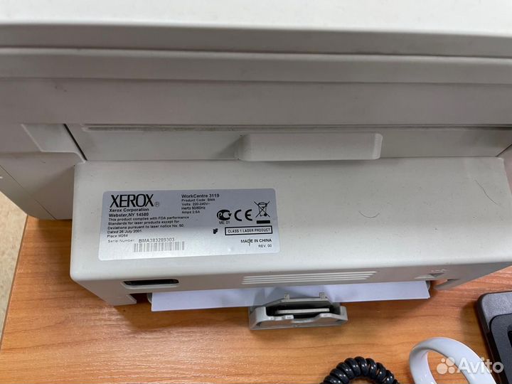 Мфу лазерное Xerox WorkCentre 3119, ч/б, A4