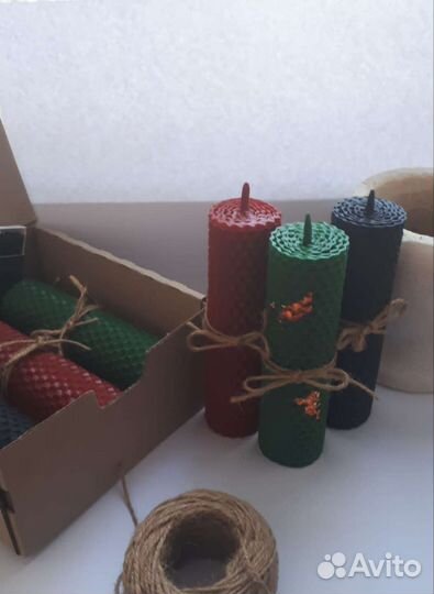 Свечи из натуральной вощины