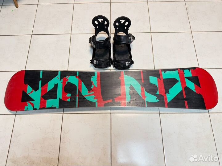 Мужской сноуборд комплект K2 - 159W + Drake - XL