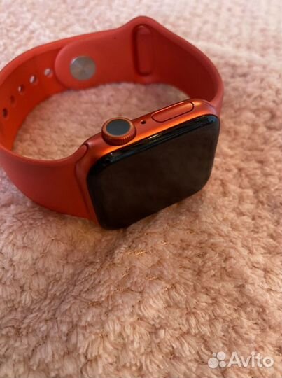 Часы apple watch 6 40 mm red