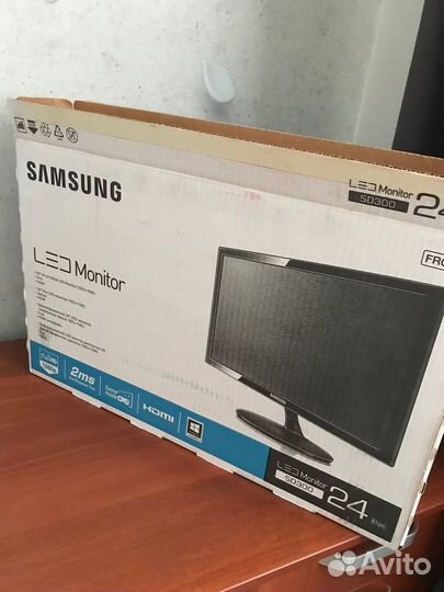 Монитор Samsung S24D300H, 1920x1080, 60 Гц
