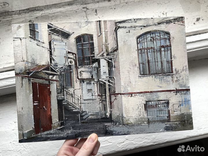 Картина маслом Дворы Петербурга пейзаж