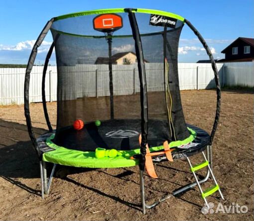 Батут с сеткой