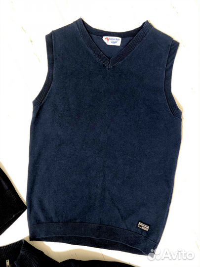 Жилет для мальчика Button blue, р.152