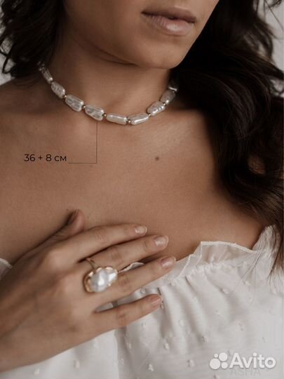 Колье двойное женское