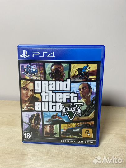 Диск для Ps4/Ps5 Grand Theft Auto 5