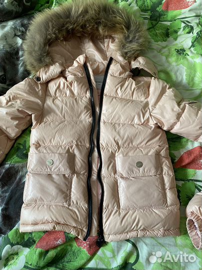 Зимний костюм для девочки 104 110