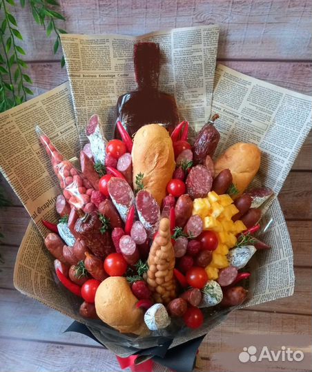 Мужские букеты съедобные