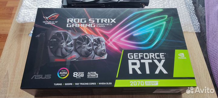 Видеокарта asus ROG Strix RTX 2070 super 8Gb