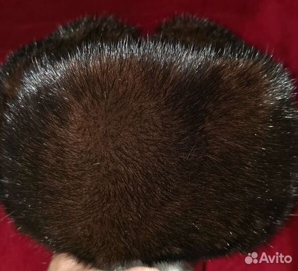 Норковая шапка мужская