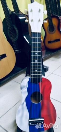 Укулеле с рисунком fabio новая