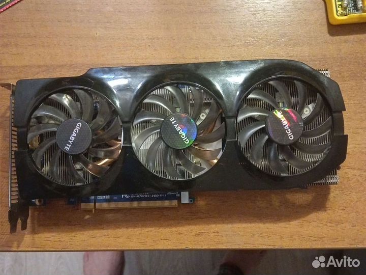 Видеокарта radeon HD 7870 на запчасти