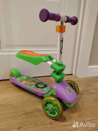 Самокат беговел Capella Puppy со съемным сиденьем