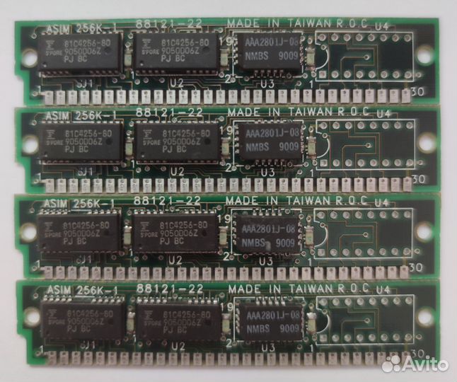 Simm 30 pin FPM 1024kb (4x256kb) 80ns #2