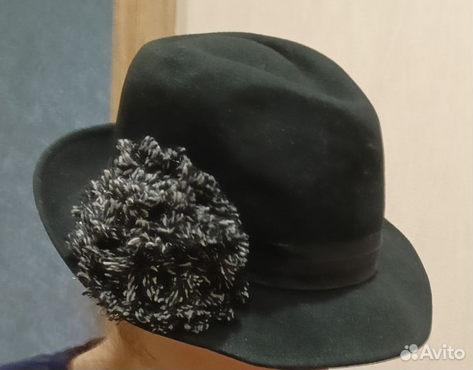 Шляпа фетровая женская