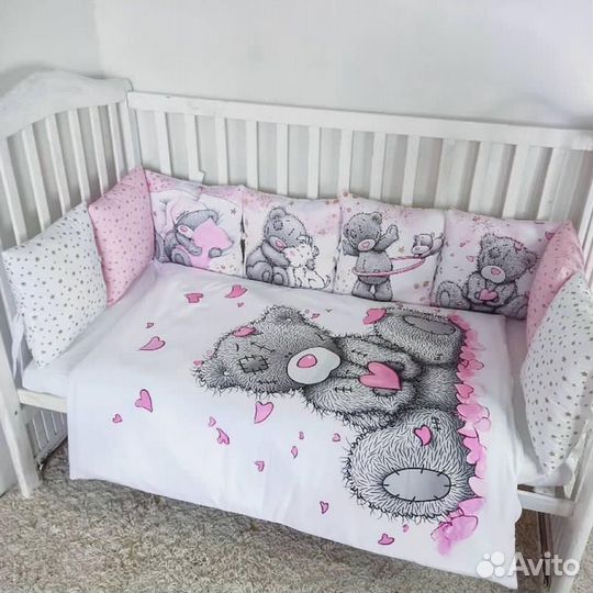 Бортики в детскую кроватку