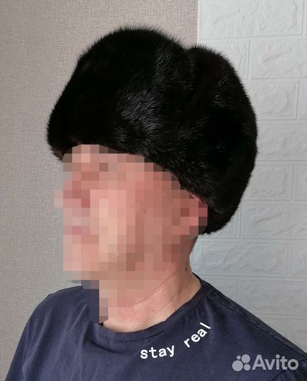 Мужская норковая шапка