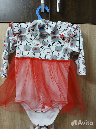 Платье для девочки набор из 3х шт