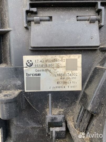 Вентилятор кондиционера bmw 750 f01/02