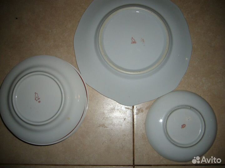 Чашки, тарелки, кофейные пары Дулево