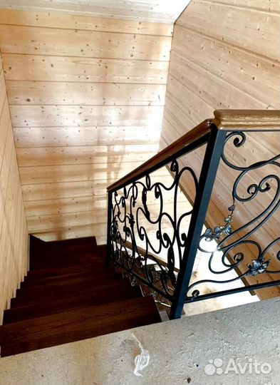 Лестницы на металлокаркасе под ключ