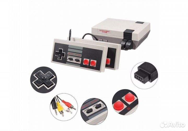 Игровая приставка на 620 игр денди, dendy, nes cla