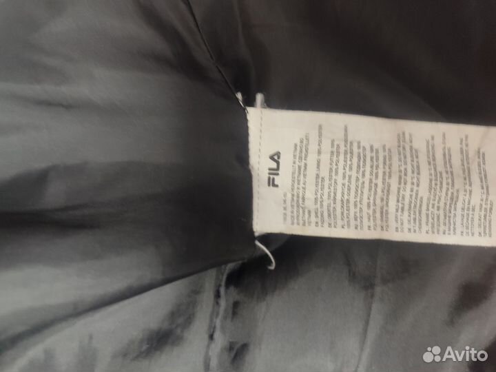 Куртка fila теплая