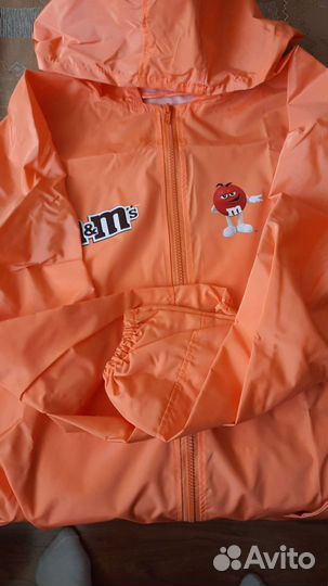 Плащ дождевик с логотипом M&M*s 44-48 разм.Унисекс