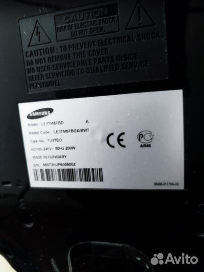 Материнская плата для телевизора Samsung LE37M87BD
