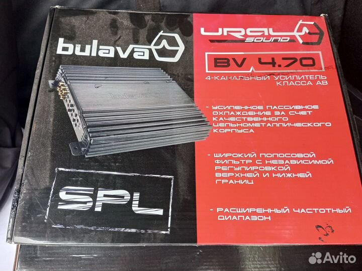 Автомобильный усилитель 4 канала