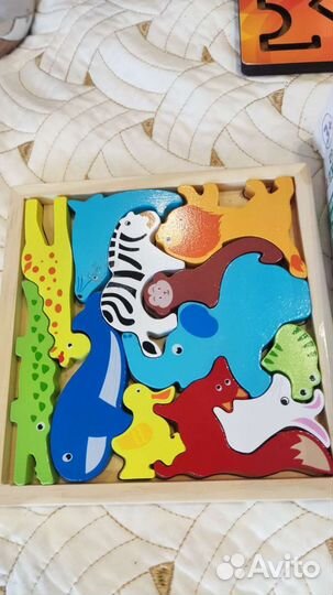 Пазлы игрушки для малышей