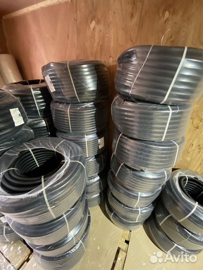 Труба гофрированная пнд 20 (100м) с протяжкой