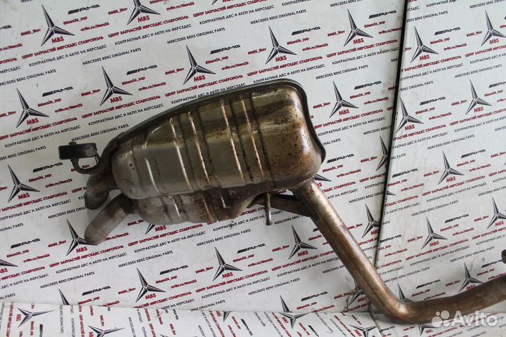Глушитель w211 OM646 mercedes рестайл