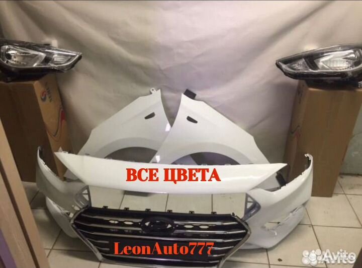 Ноускат Hyundai Solaris 2 2017-2020 (1)