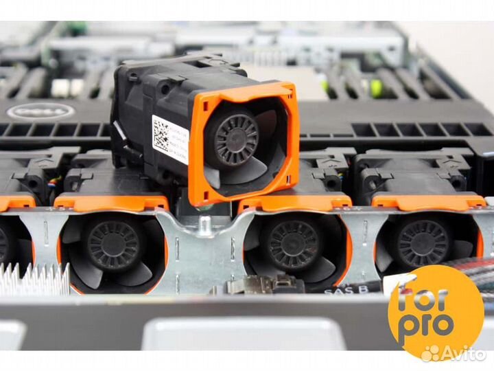 Сервер dell R620 8SFF 2xE5-2630v2 176GB, H710