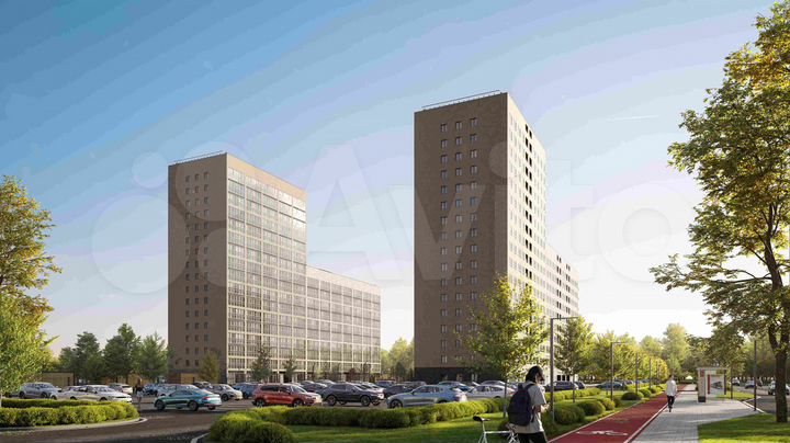 1-к. квартира, 35,1 м², 9/17 эт.