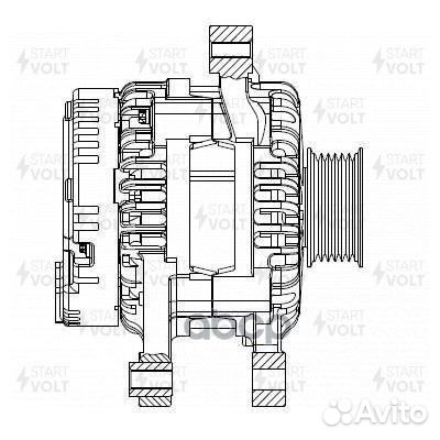 Генератор для а/м Geely Emgrand 11- 1.5i 90A