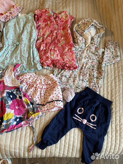 Пакет вещей для девочки 9-12 мес