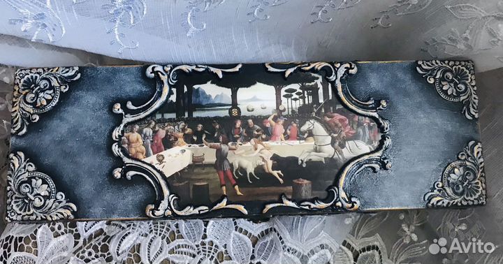 Большая шкатулка- короб- сундук