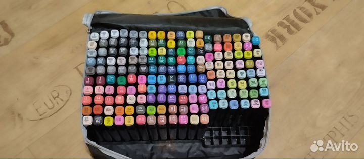 Маркеры для скетчинга 168 штук