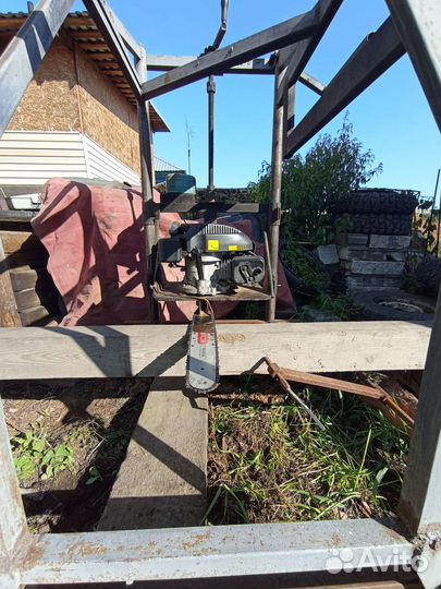 Пилорама шинная бензиновая