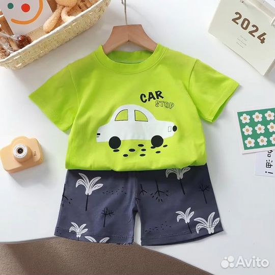Костюм футболка и шорты 100 110